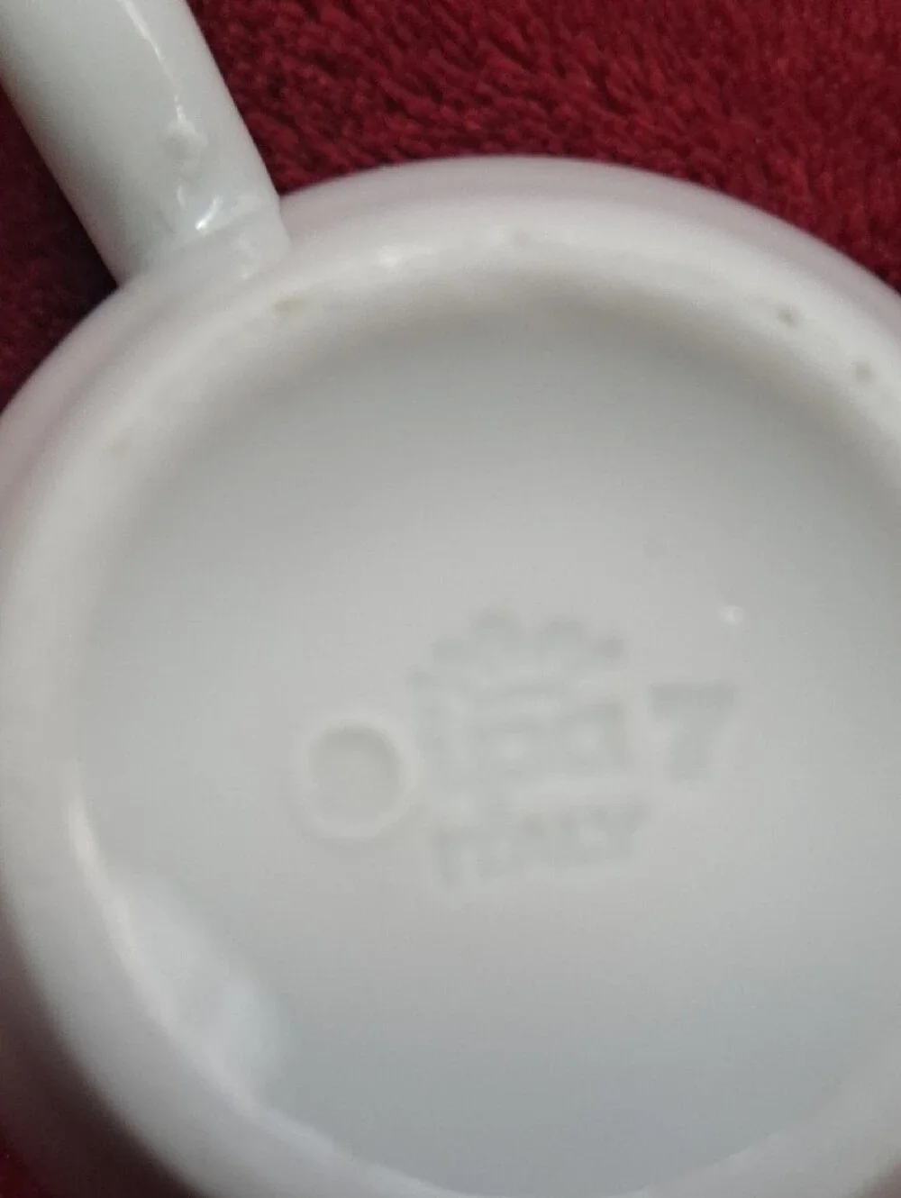 illy White Espresso Cups with Red Logo - Set of 2